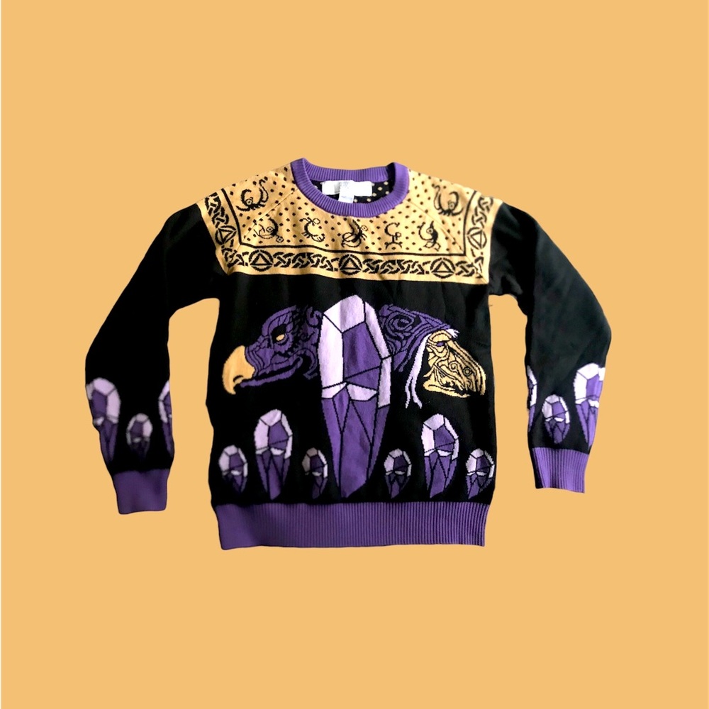 🔮 Dark Crystal Knit Sweater 🔮